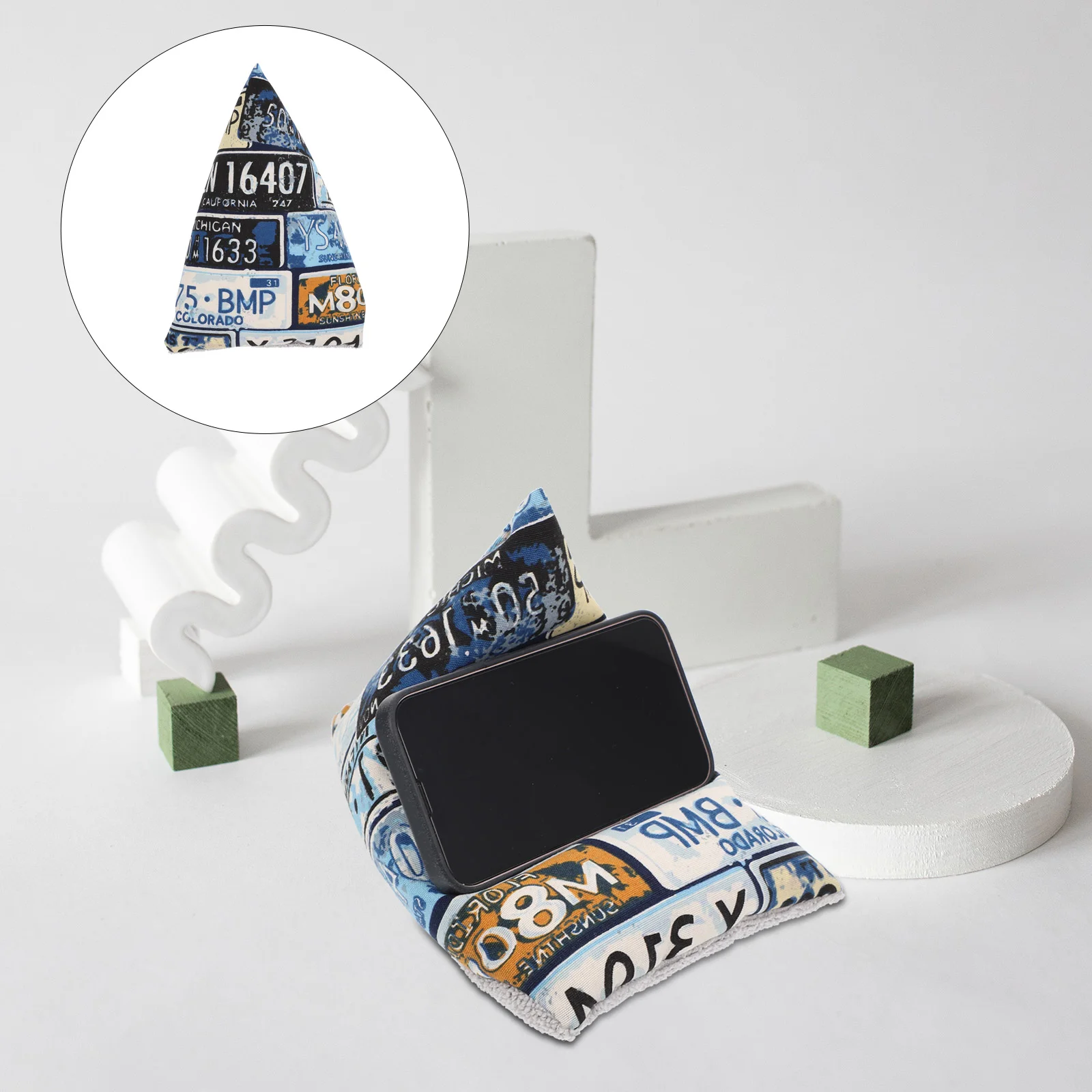 

Pillow Holder Canvas Tablet Phone Cell Stand Household Support Pad Polyester Cotton Home Supporter