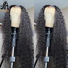 Парик из натуральных человеческих волос, 13x4 дюймов