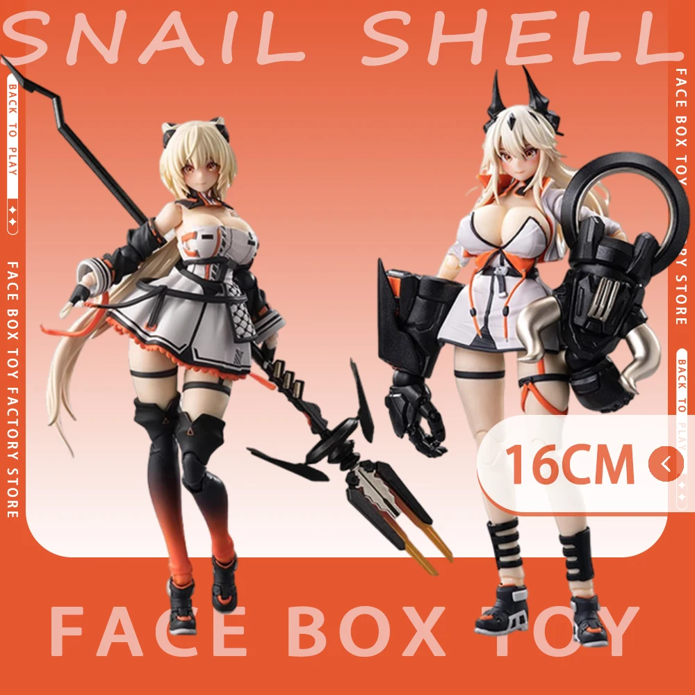 

16cm Original Snail Shell Action Figures Shisakura Figure Saori Figurine Cute 1/12 PVC Collectible Movable Model Christmas Gifts