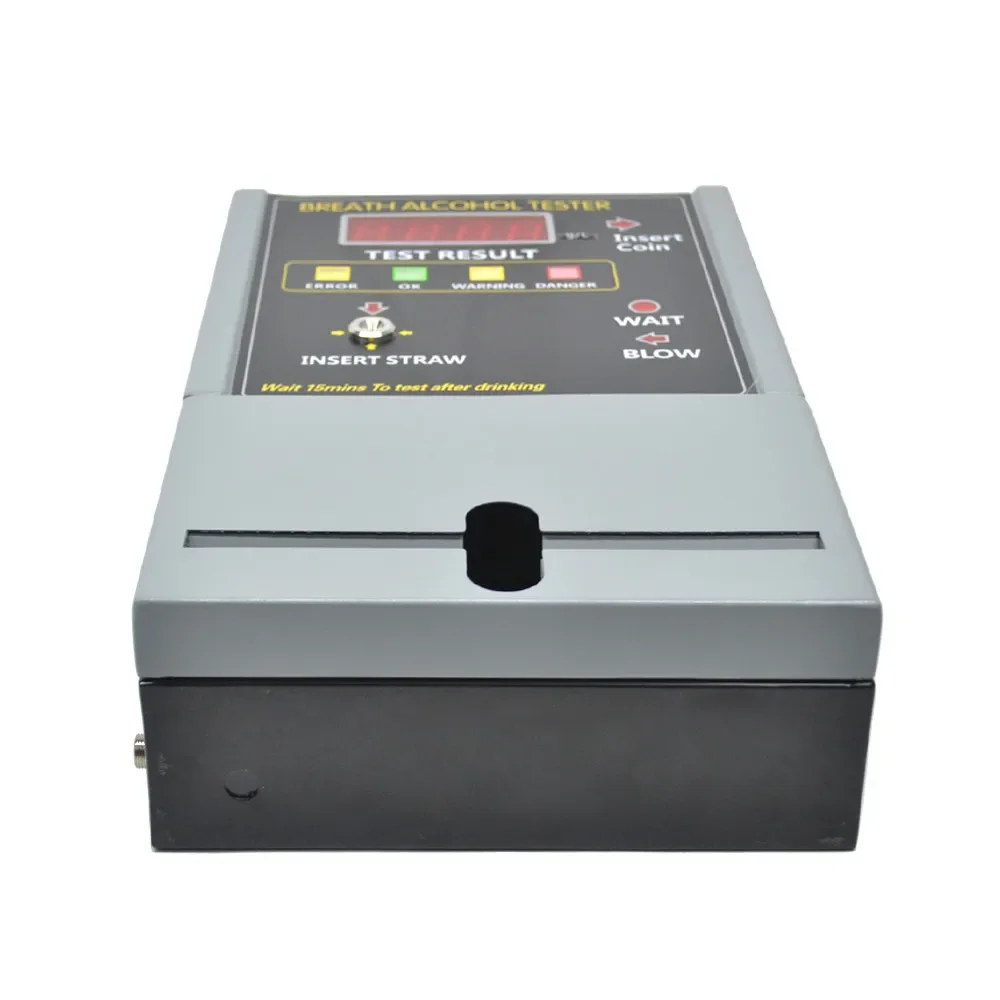 Настенный цифровой алкотестер тестер алкоголя с монетоприемником самый