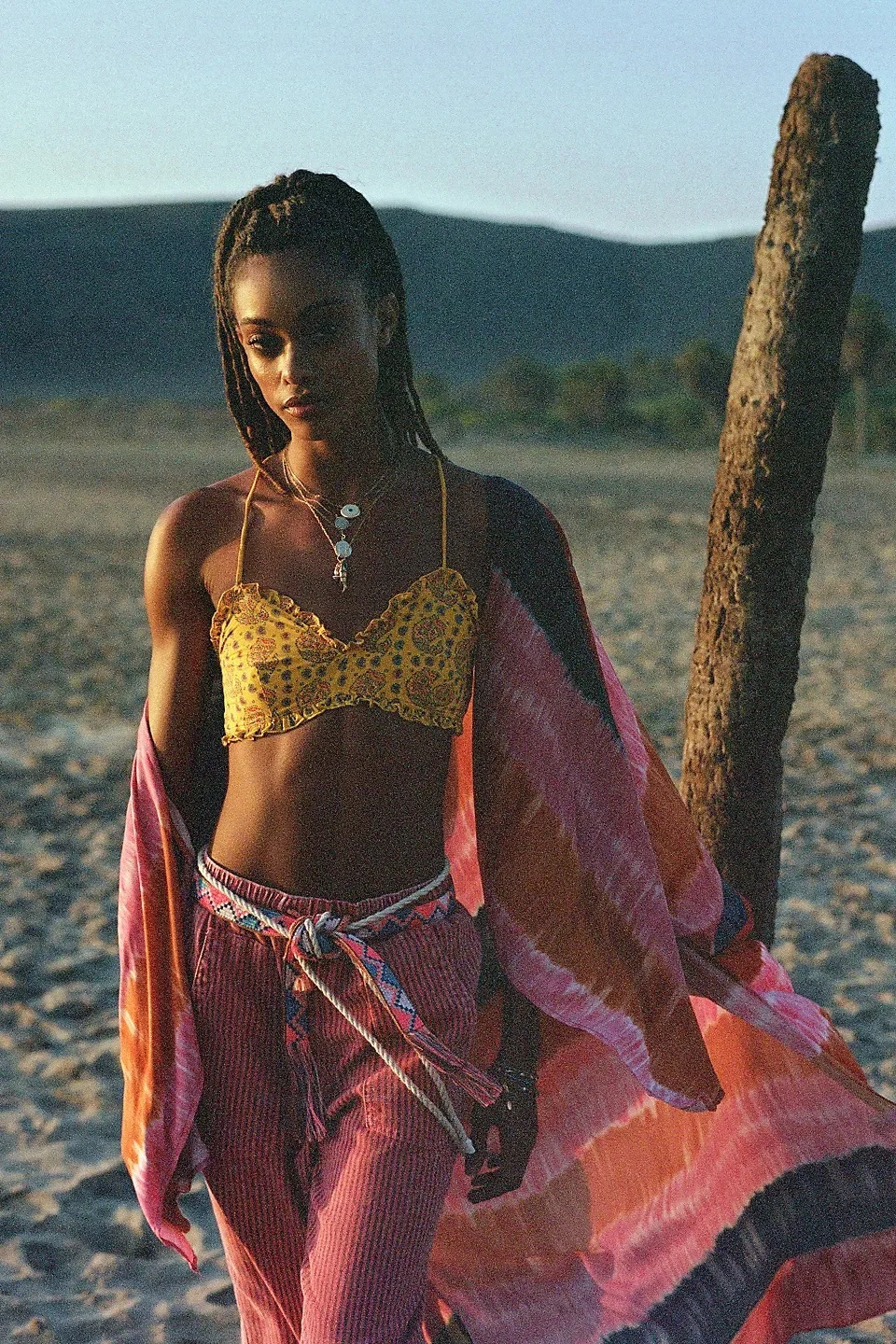 Пляжный купальник с принтом Tie Dye лето 2022 красочная винтажная накидка на бикини