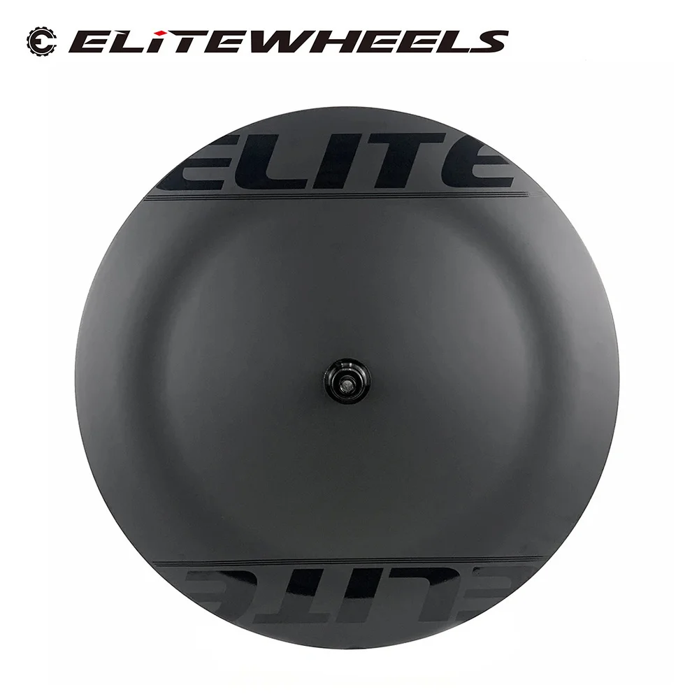 

ELITEWHEELS 700C полностью углеродное дисковое колесо AERO Shape 3K Twill широкие колеса Clincher Трубчатые бескамерные Триатлон Time Track Tt Bike