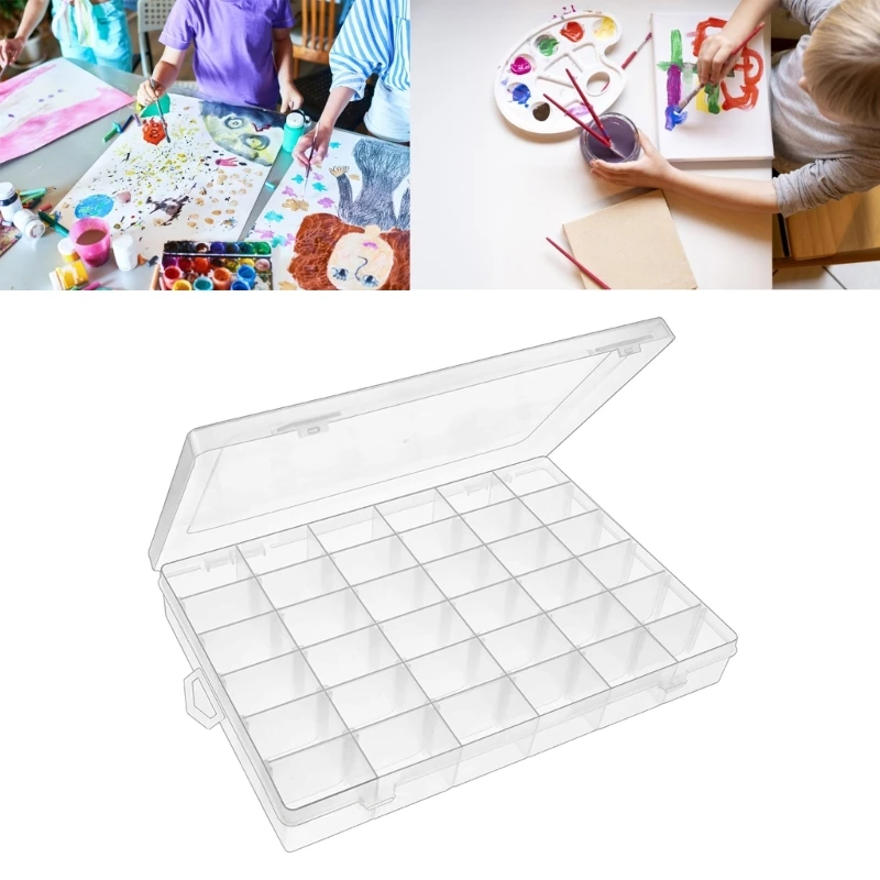 

OFBK Sturdy Plastic for Valuables and Craft Items 36/21/48/24Grids