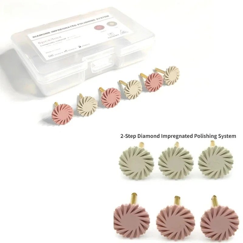 6 шт./кор. стоматологический резиновый полировщик композитная смола алмазная
