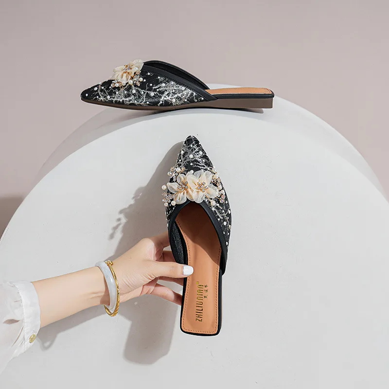 Низкие каблуки блестящая Искусственная резина шелковая ткань низкие Резина