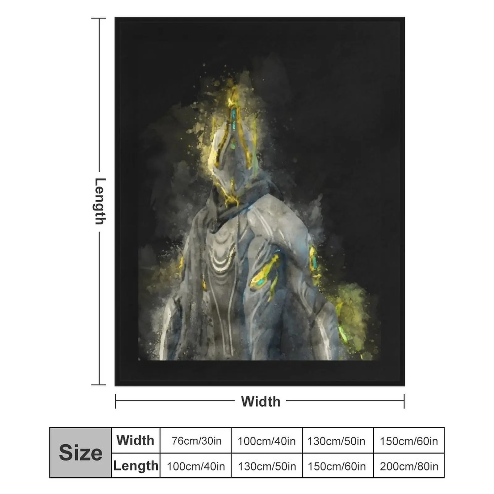 Excalibur Umbra — одеяло Warframe