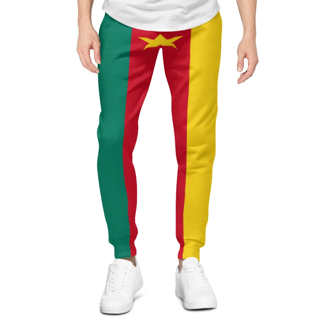 Мужские спортивные штаны с флагом Камеруна 2025 года и карманами джоггеры для