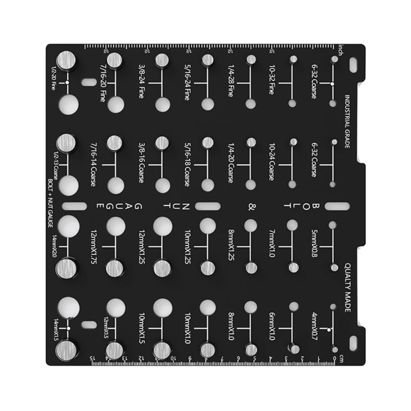 Болт гайка винт инструмент для проверки резьбы измеритель со стандартными 14 и