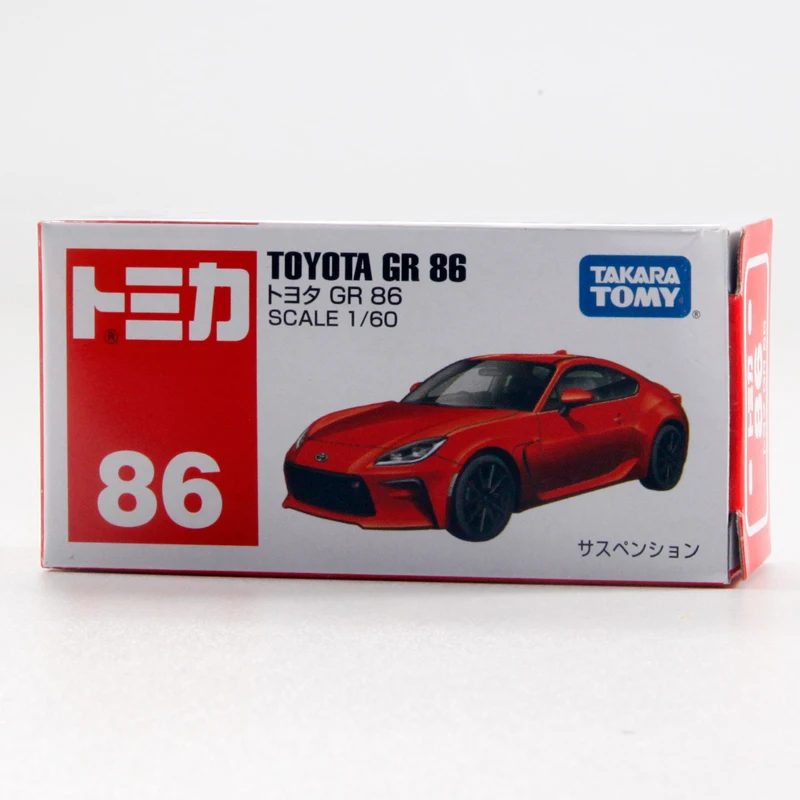 

Мини-модель автомобиля Takara Tomy Tomica 1/64 из литого сплава, Toyota 86 Coupe, металлические спортивные автомобили, игрушка для детей