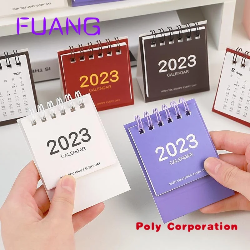 2023 Plan Free Sample Custom Spiral Binding Daily Calendar Schedule Table Desk Mini Calendars 365 Tent Perpetual Calendar