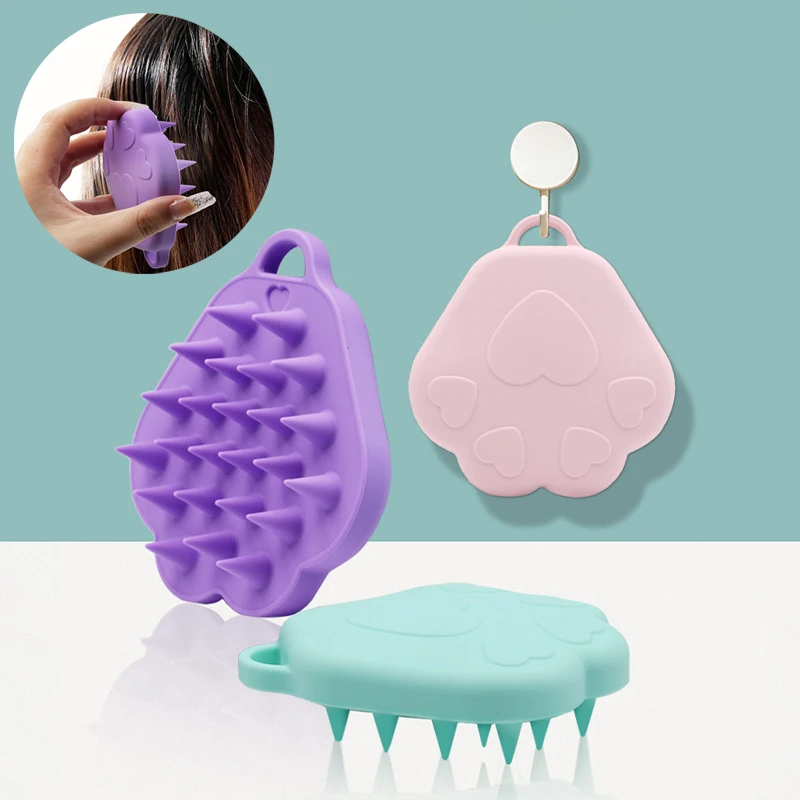 

Массаж кожи головы кожи головы кожи головы чистки щетки Anti-witch Silicone Shampoo Crash Crash Scalp Massager для роста волос