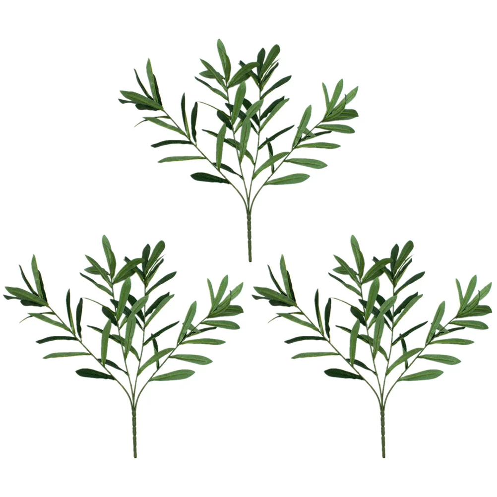 

Olive Branches Artificial Greenery Fake Stems Faux Branch Stem Outdoor Leaves Vases Pots Vase Picks Tree Eucalyptus Delivery