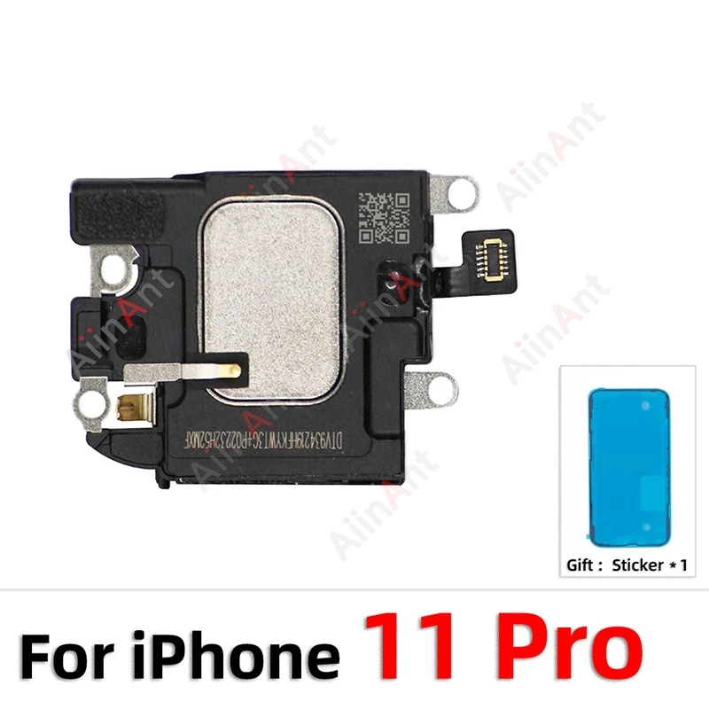 OEM-наклейка + гибкий шлейф для iPhone 11 Pro X Xr Xs Max 6 6s 7 8 Plus SE, нижний динамик, зуммер, громкоговоритель, гибкий кабель (art.: 3920d1910dd49) - 3920d1910dd49