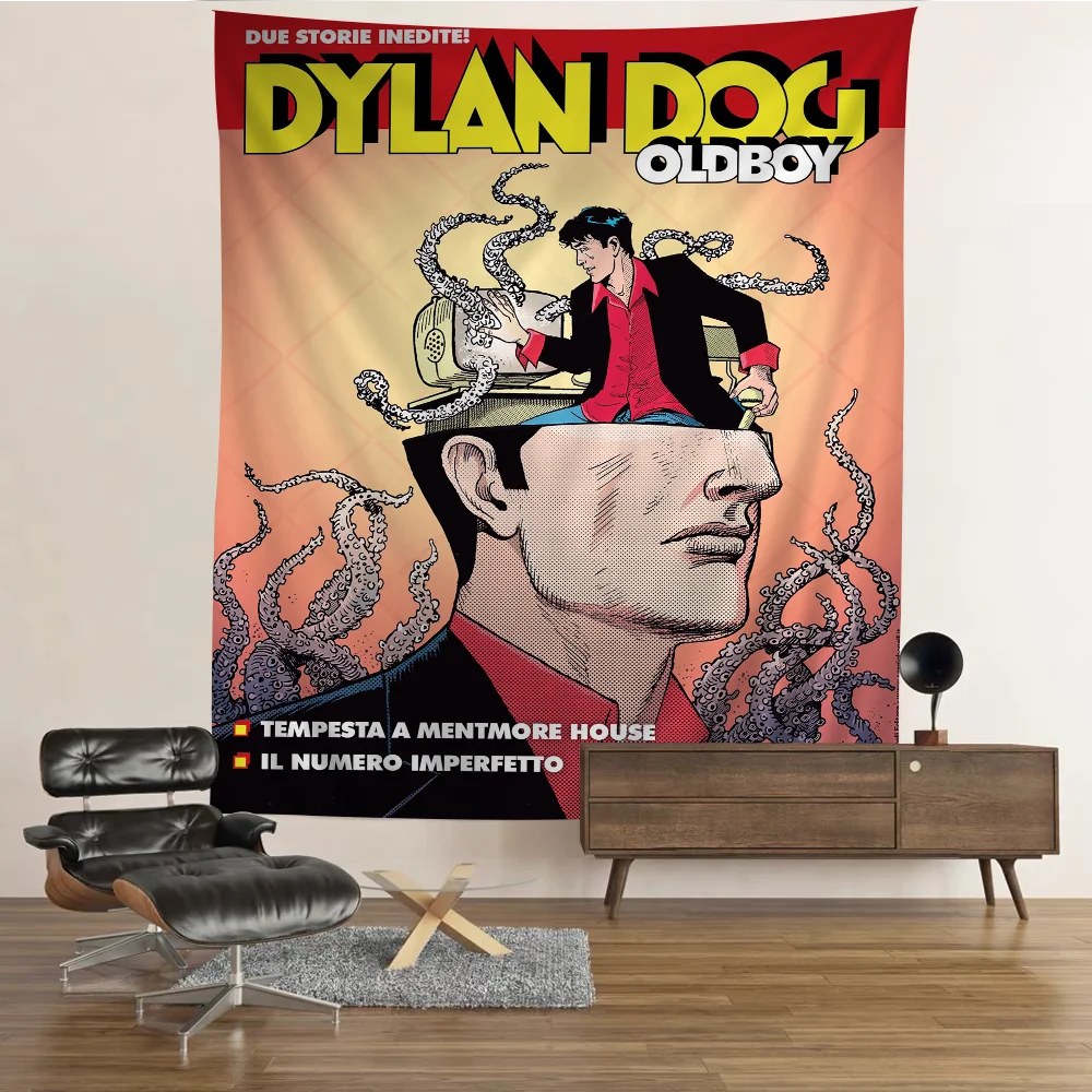 D-Dylan D-Dog большой настенный гобелен с принтом подвесной Таро хиппи настенные
