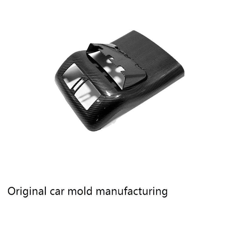 

for Nissan Navara NP300 2016-2021 Carbon Fibre Car Rear Armrest Box Air Conditioning Vent Outlet Cover Trim Accessories