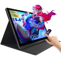 monitor gamer 1080p usb c touch screen ips portable monitor 156 battery powered for laptop ps5 and other game accessories