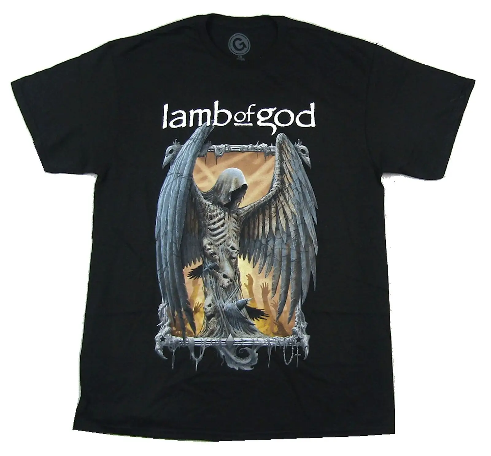 

Lamb Of God Winged Death Black T Shirt New Band Merch
