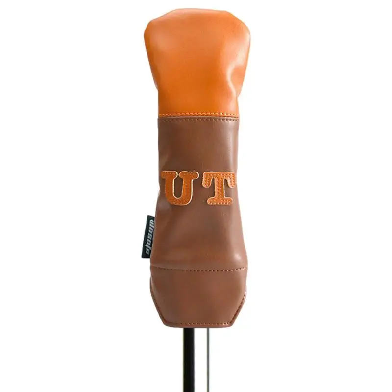 

Club Head Covers Leather Wood Club Headcovers Protective Golf Driver Fairway Woods Cover Hybrid Rescue Headcover Fits For All