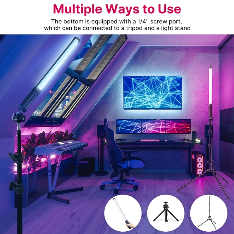 Ручной Светильник Ulanzi VL119 с RGB-палочкой светодиодный светильник для видеосъемки