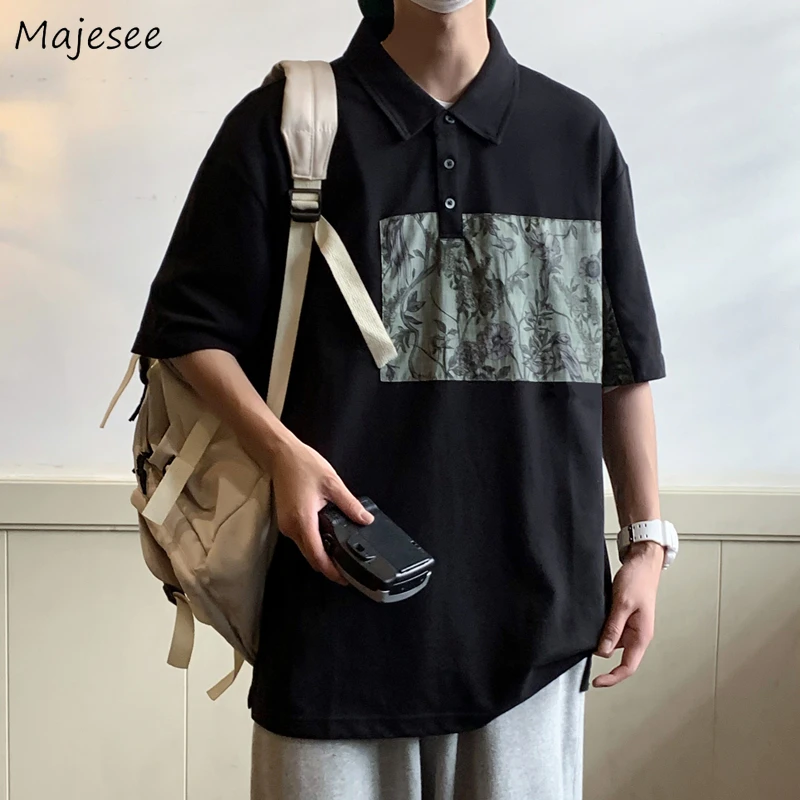 

Men T-shirts Summer Print All-mach Design Stylish Handsome Streetwear Popular Casual All-match College Unisex Clothing Ulzzang