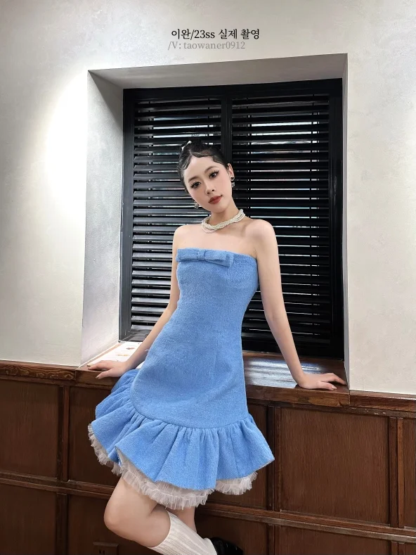 Женское платье-футляр с юбкой-годе в обтяжку