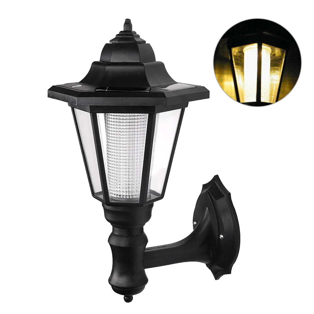 

2Pcs Solar Lamp Hexagon Outdoor Solar Spot Light Power Led Spotlight Waterproof Garden Wall Lamp Lawn Landscape Yard decor