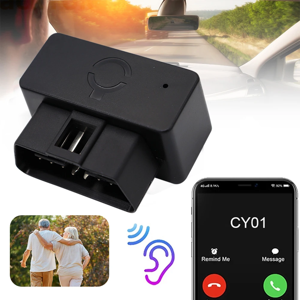 

OBD GPS Tracker 2G for Car Vehicle Location Geofence Route History Overspeed Alarm Anti-lost Car GPS Locator Free Web APP Device