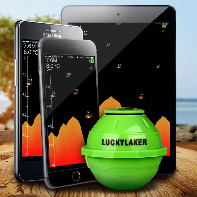 

Lucky Sonar Fish Finder mobile phone sonar high definition fish finder fishing gear wholesale fish finder