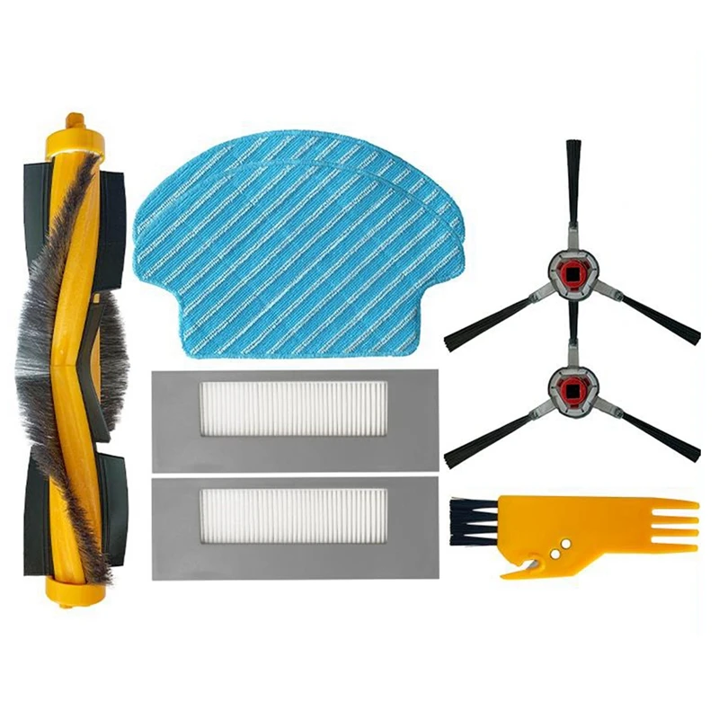 

Main Side Brushes Filter Mop Cloth Brush Cover Replacement For Ecovacs Deebot DE55 Robotic Vacuum Cleaner Accessories