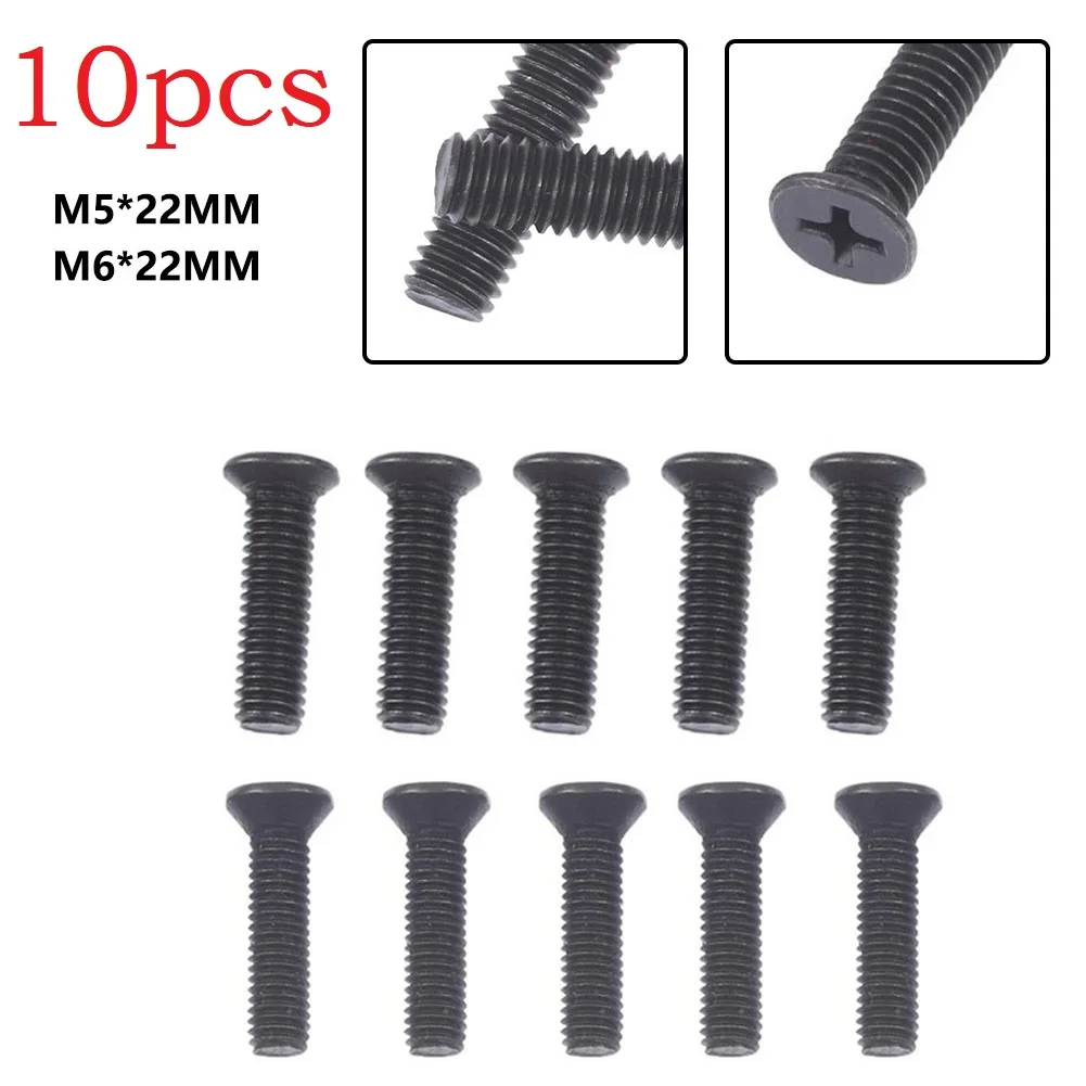 

10/20pcs Fixing Chuck Shank Adapter Screw M5 20mm M6 22mm Left Hand Thread For 1/2inch UNF 3/8inch UNF Drill Power Tools