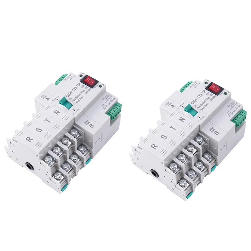 

Автоматический выключатель 2 шт. MCB, автоматический выключатель 4P 100A ATS, автоматический выключатель