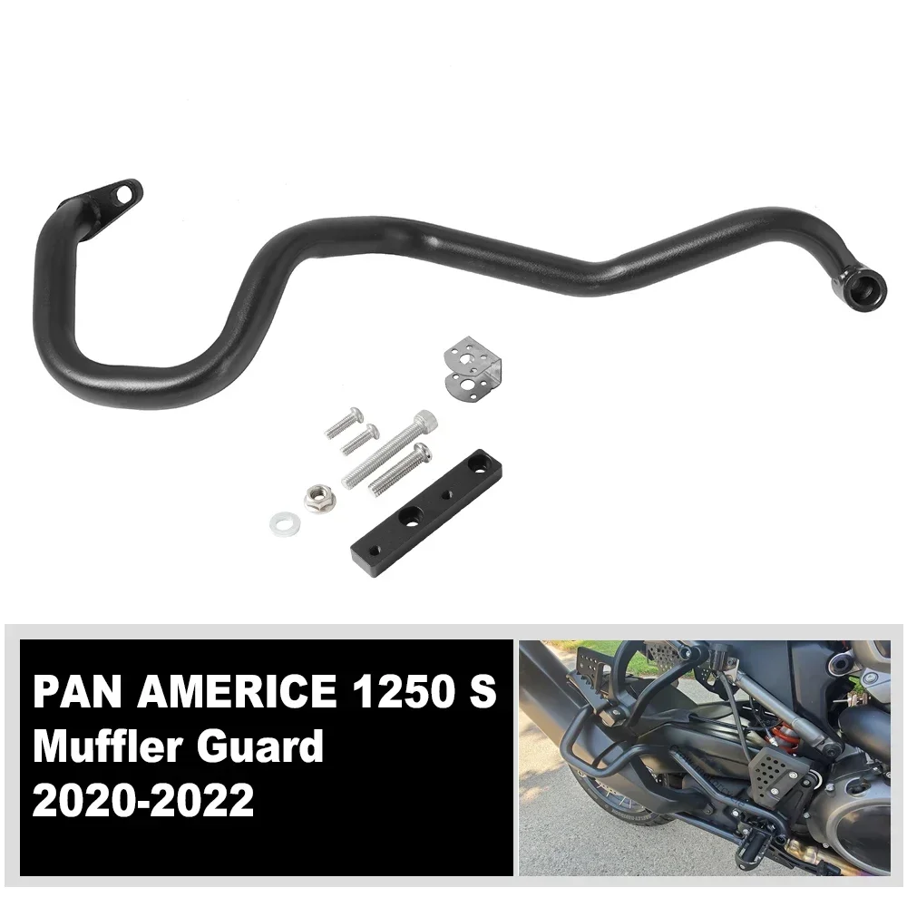 

For Harley Pan America 1250 RA1250 RA1250S Moto Muffler Crash Guard 2020-2022 Motorcycle Exhaust Pipe Muffler Bumper Crash Bar