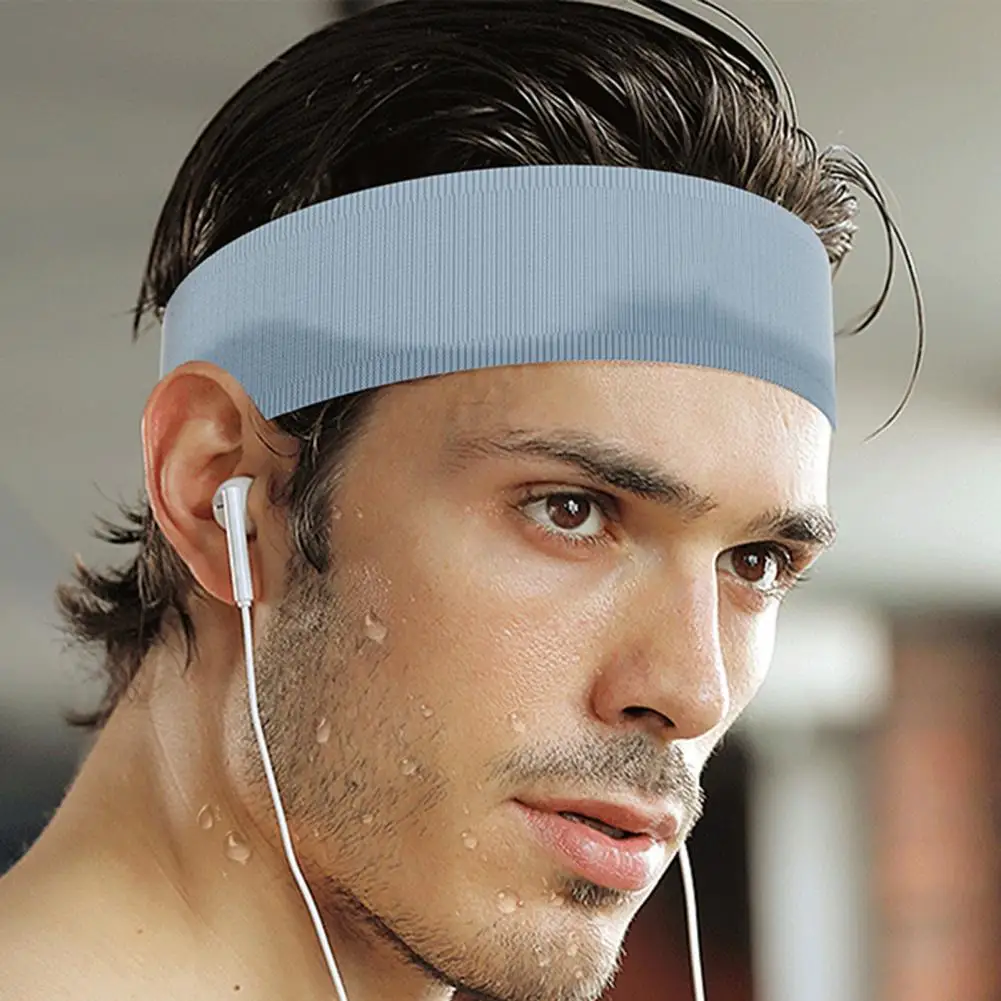 

Модная однотонная Спортивная искусственная повязка на голову для йоги, однотонные фиксирующие волосы