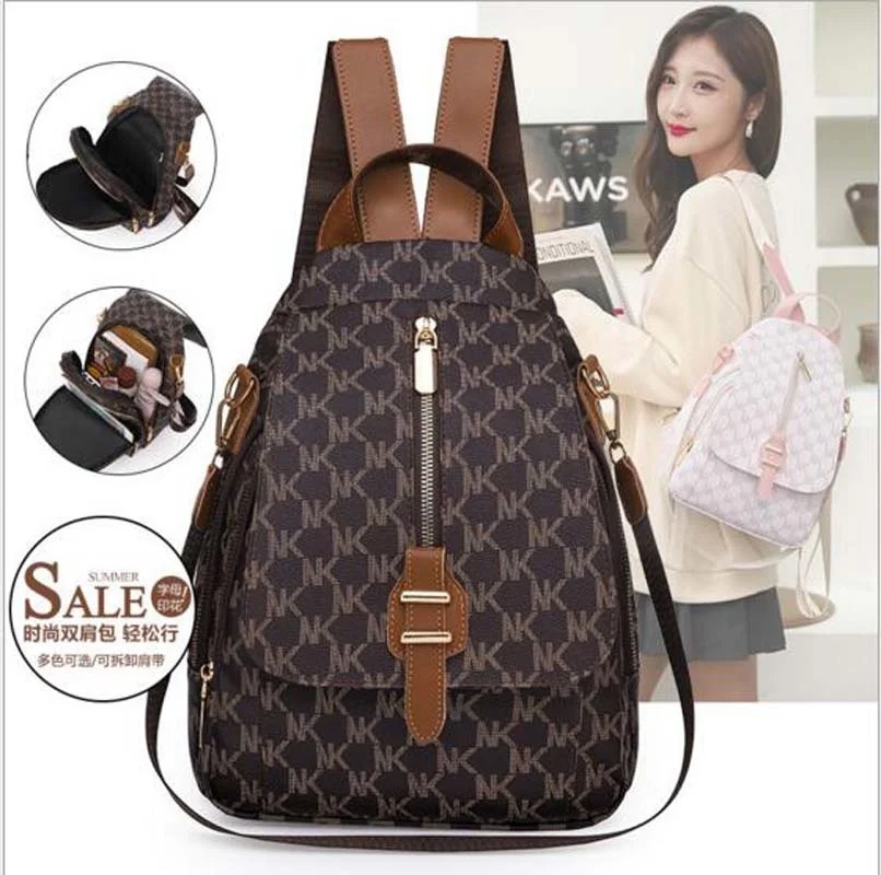 

Hot Sale Classical Backpack Women Top Quality Leather 2023 Shoulder Bags Casual Travel Handbag Large Capacity School Bag