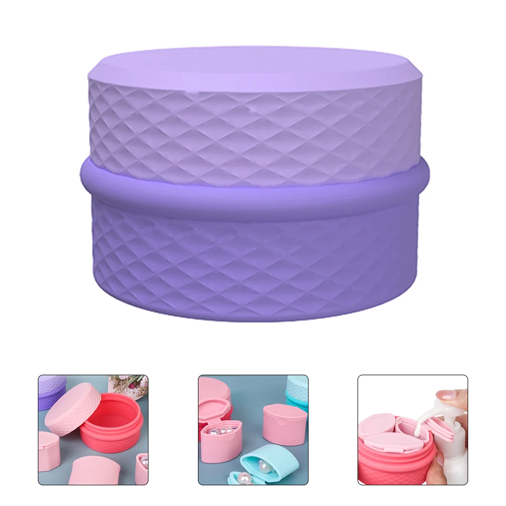 

Beauty Packing Box Travel Containers Creams Lotion Bottle Make Jar Makeup Silica Gel Toiletries
