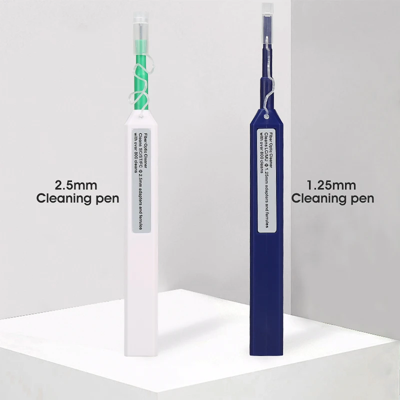 12pcs/set  Fiber Cleaning Kit Fiber Optic FTTH Tool Kit Network Testing Tool with 400X Fiber Inspection Microscope etc