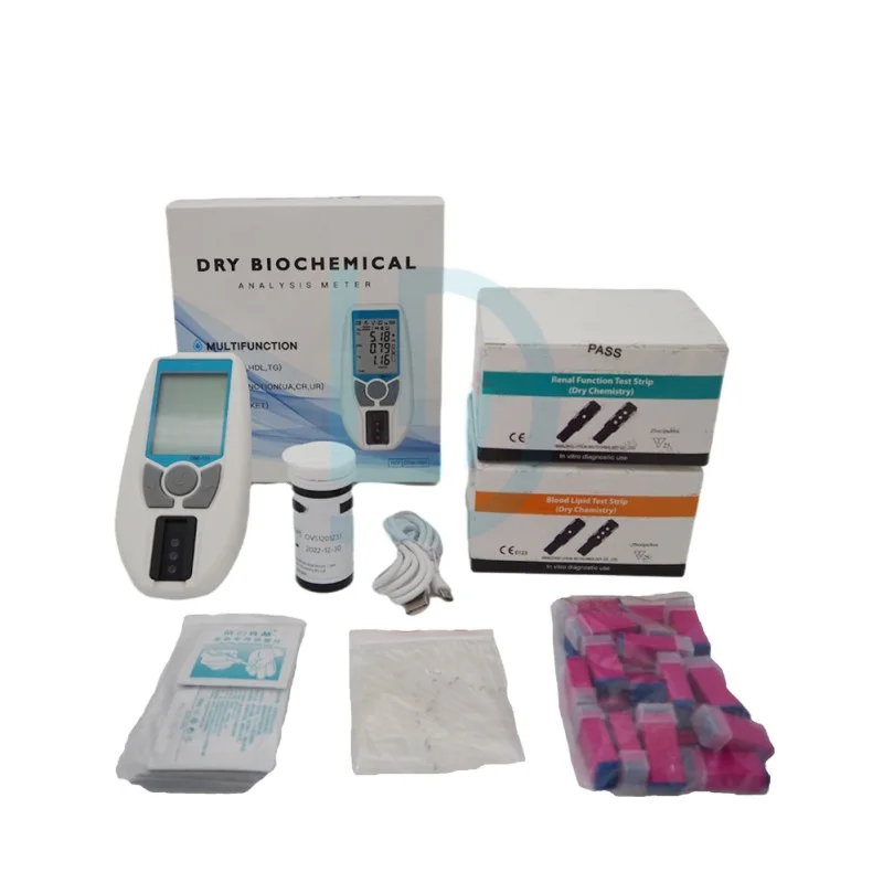 

DBM-101 Portable 7 in 1 Dry Biochemical Analysis Meter Blood Lipids Renal Function