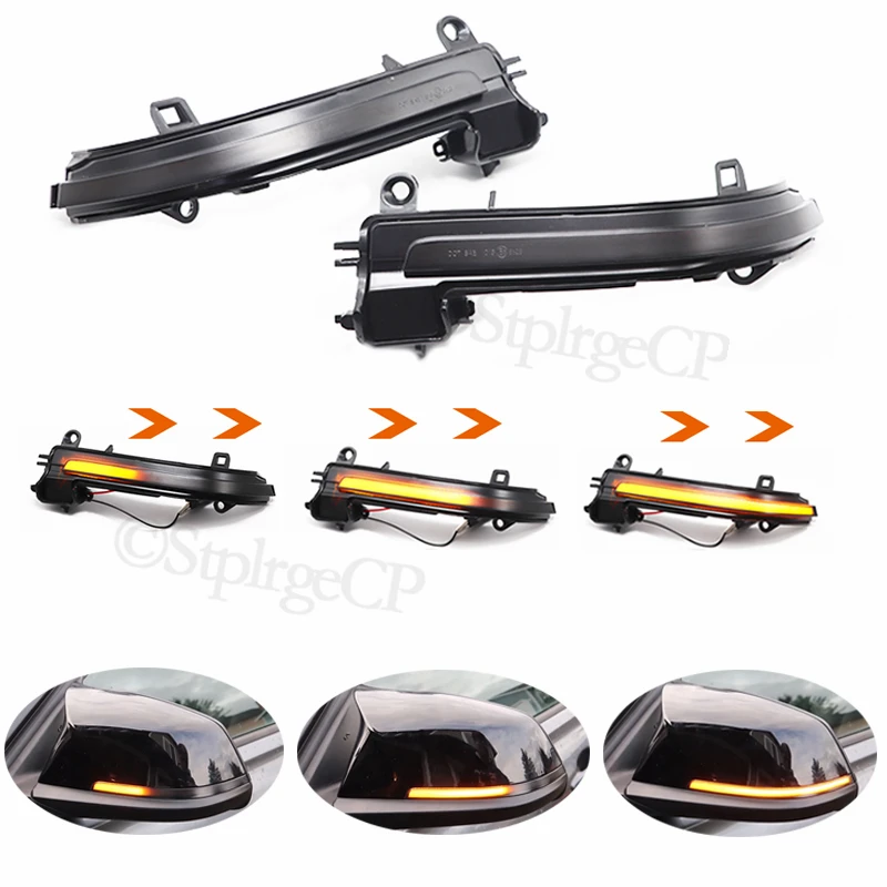 

LED Dynamic Turn Signal Side Mirror Sequential Light Lamp For BMW 1 2 3 4 Series F20 F21 F22 F23 F30 F31 F32 F33 F34 X1 E84 i3