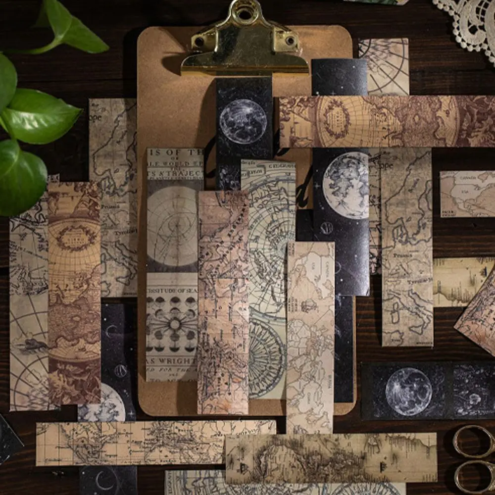 

Decor Scrapbooking Decor DIY Scrapbooking DIY Craft Retro Sticker Material Sticker Retro Years Series Vintage Sticker