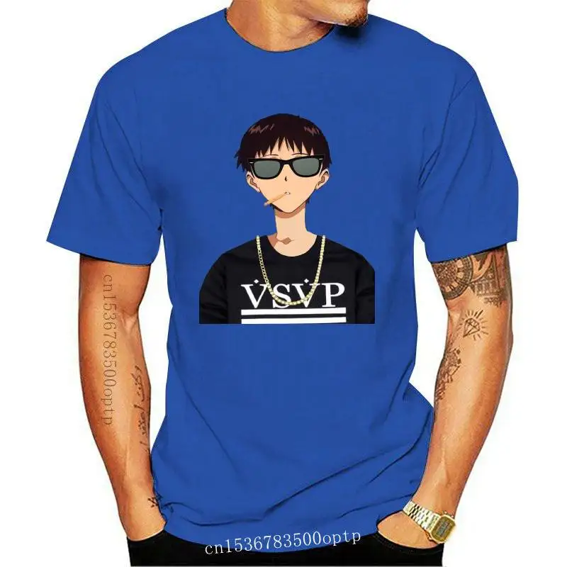 

New Men tshirt Ikari Shinji Unisex T Shirt women T-Shirt tees top