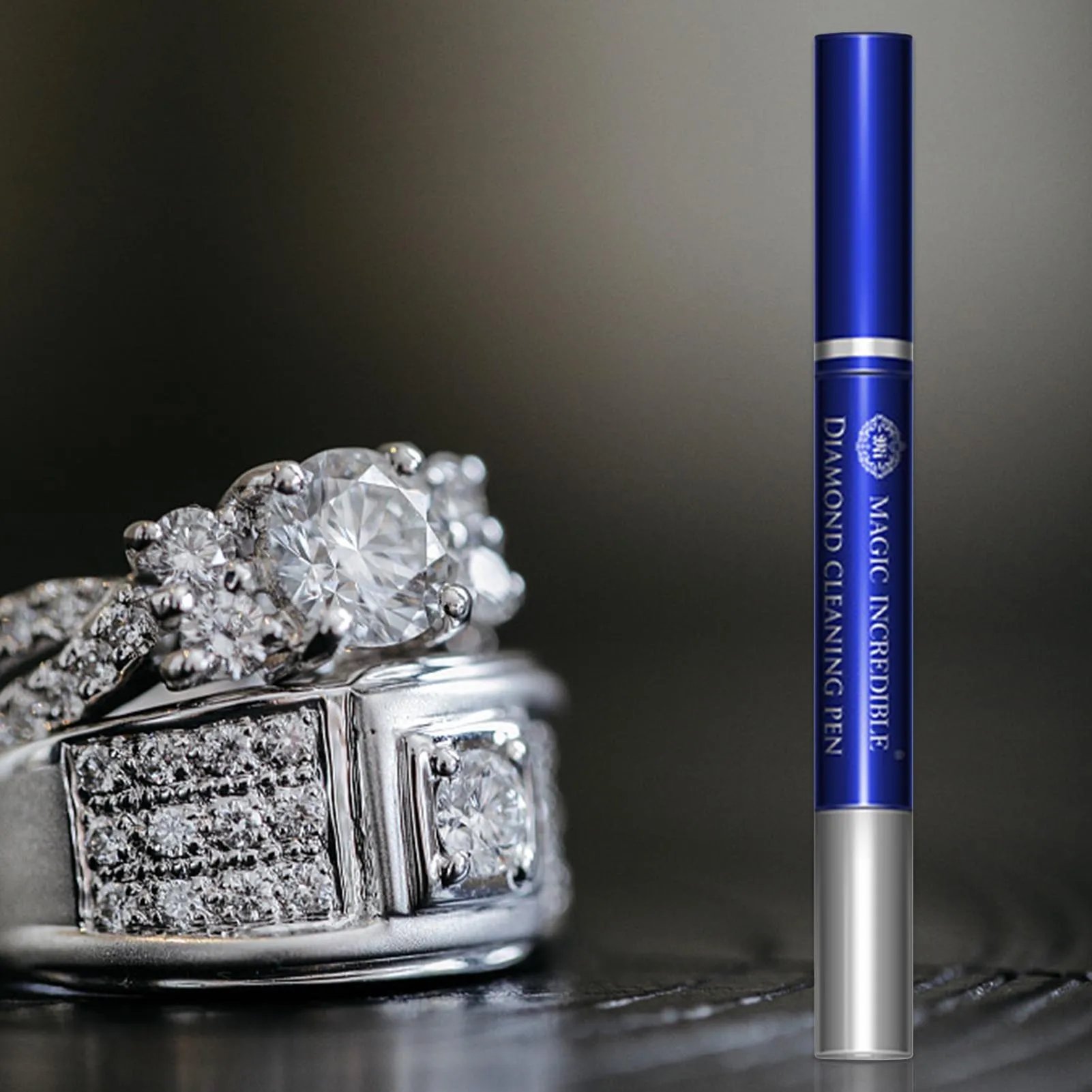 

Ring Cleaner Pen Jewelry Diamond Cleaning Stick Gold Jewelry Cleaner For Jewel Sparkle And Shine Polishing Cleaner Brush For