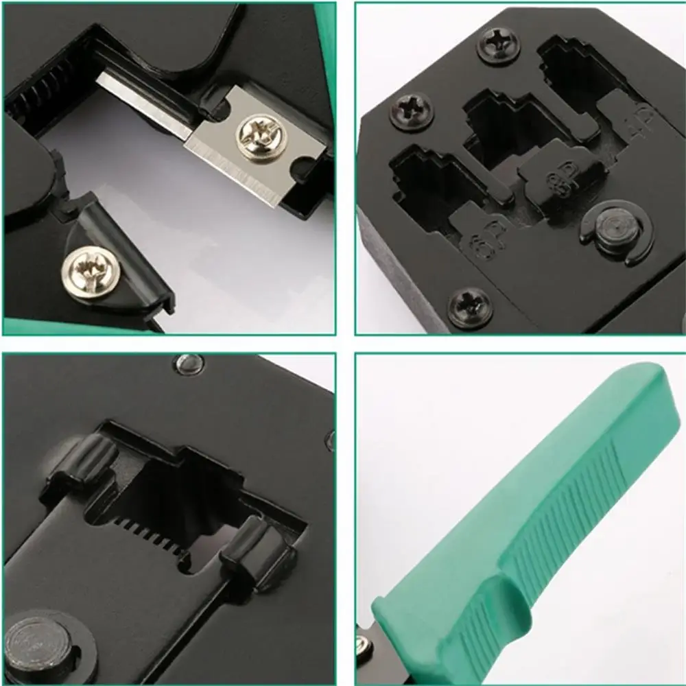 Обжимные Щипцы для сетевого кабеля, комплект инструментов для зачистки кабеля rj45, 8P6P4P, rj45