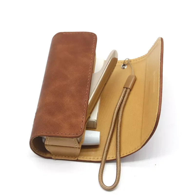 

2023 Double Book Cover for Iqos 3.0 Duo Case Pouch Bag Holder Cover Wallet Leather Case for Iqos 3 Accessories