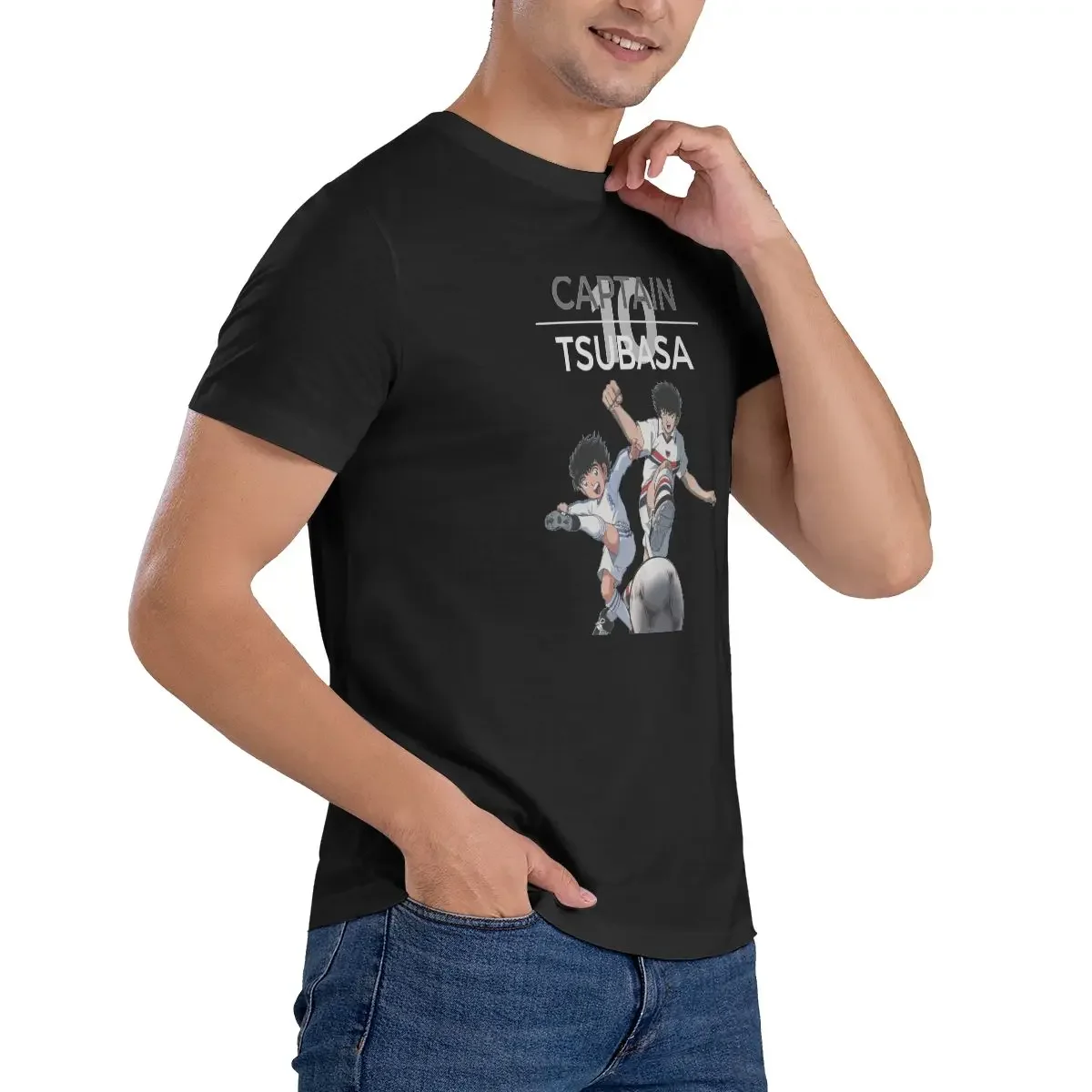 Футболка для кальцио Holly E Benji Captain Tsubasa Cartone Anni удобная футболка из редкого хлопка