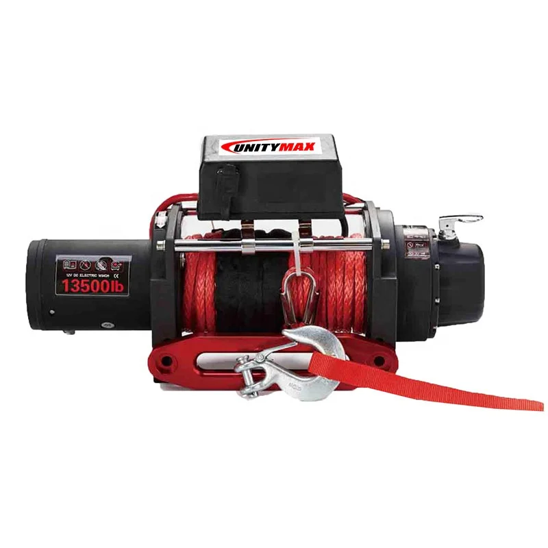 

4x4 Off-road 13500 lb 12v Car Electric Winch with Synthetic Rope