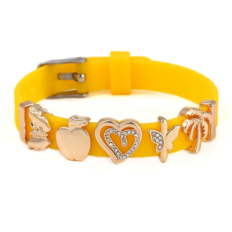 Специальное предложение 10 мм желтые кварцевые гелевые сетчатые часы