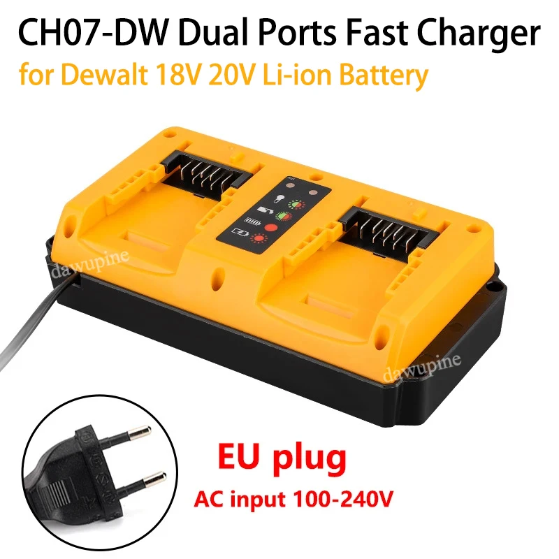 

Зарядное устройство DAWUPINE DCB102 для аккумуляторов Dewalt 18В 20В