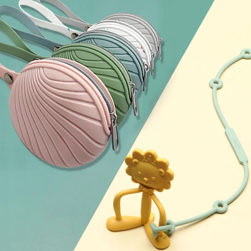 

Силиконовая коробка для соски, персонализированная Рабочая коробка для новорожденных, портативная коробка для хранения