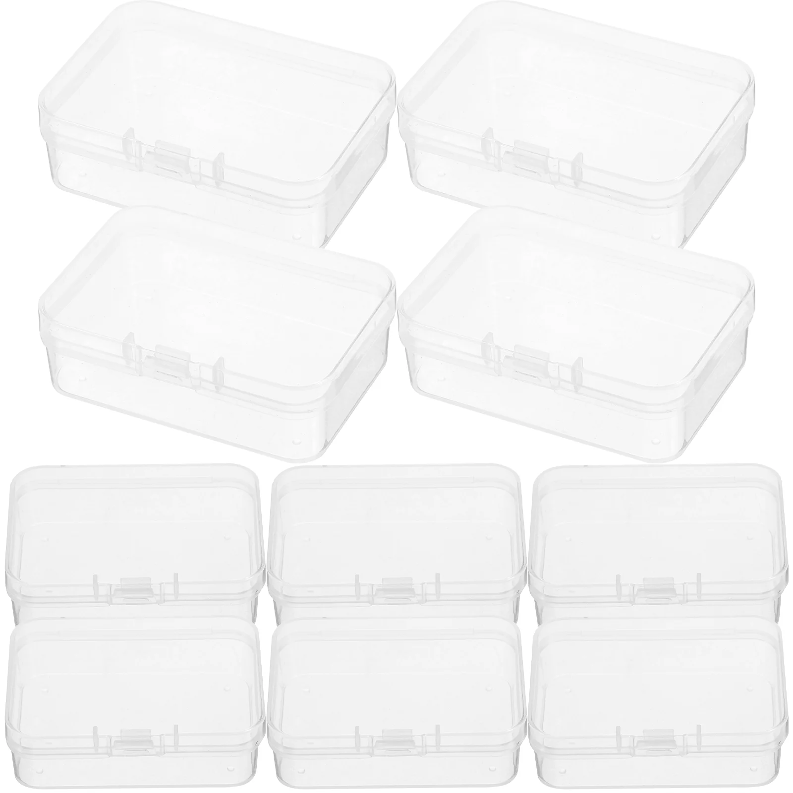 10 шт. прозрачные мини-контейнеры с крышками