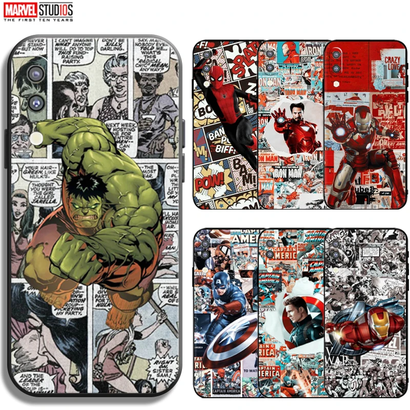 

Marvel Avengers Phone Case For Samsung Galaxy M10 M10s Back Ultra-Thin Black Carcasa Soft TPU Bumper Funda